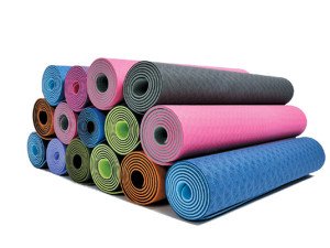 Tapis de yoga double couche TPE 6mm
