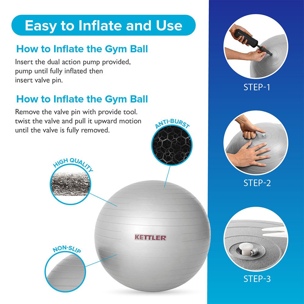 BALLON DE GYM BASIC 65cm / 07350-124