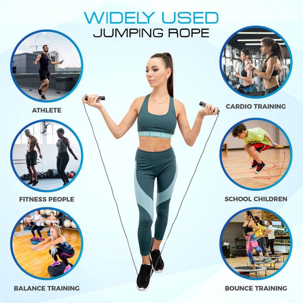 CORDE À SAUTER BASIC NOIR / 07373-550