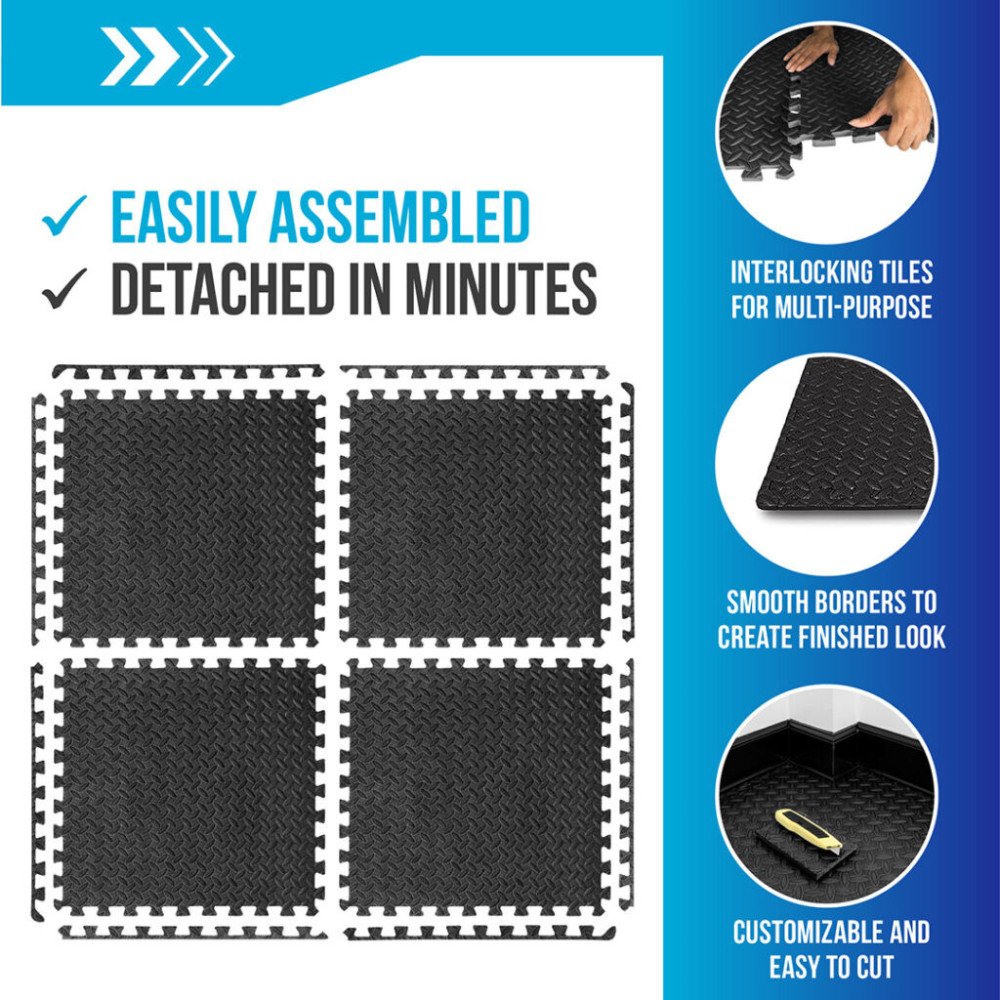 TAPIS À EMBOÎTEMENT / 07360-508 4 PCS